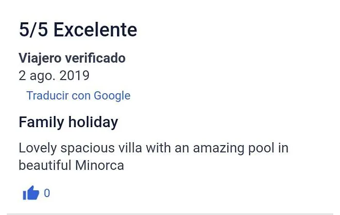 Сasa de vacaciones Sirena *